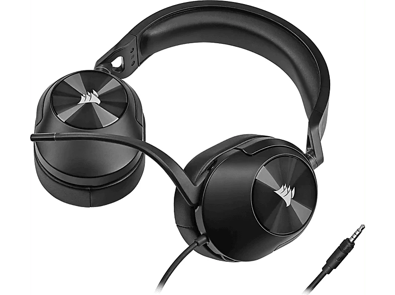 CORSAIR Casque gamer HS55 Stereo Carbon (CA-9011260-EU) Casque gamer Noir – Image 9