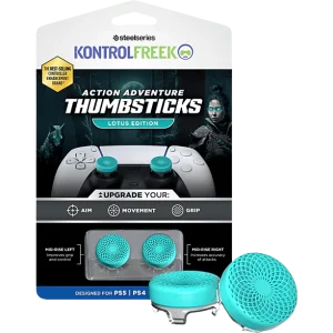 KONTROLFREEK Sticks Action Lotus Kit - TLBCLR Kit (PS5) Bleu Controller Accessoires