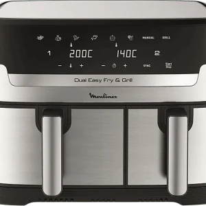 MOULINEX Airfryer Dual Easy Fry & Grill (EZ905D20)