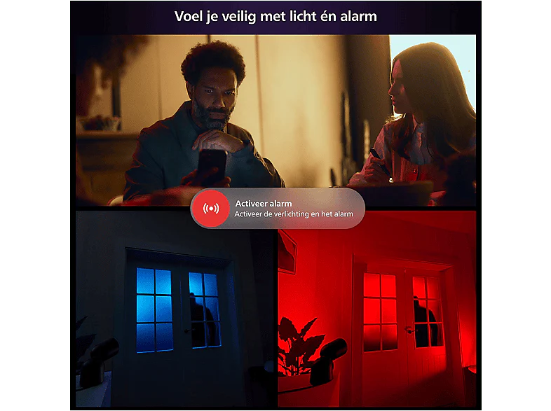 PHILIPS HUE Caméra de surveillance Smart Secure sur batterie Noir (2107721) – Image 5