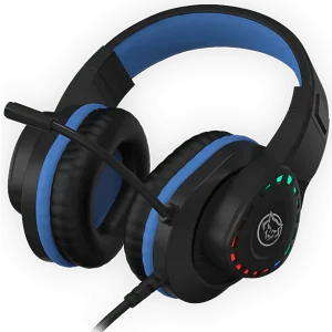 QWARE Casque gamer Tulsa Bleu (QW GMH-36BU) Casque gamer Bleu