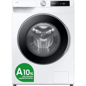 SAMSUNG Lave-linge frontal A-10%* SuperSpeed série 6000 (WW90DG6U25LE)