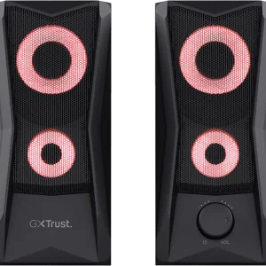 TRUST Haut-parleurs PC GXT606B Javv éclairage RGB Noir (25108)