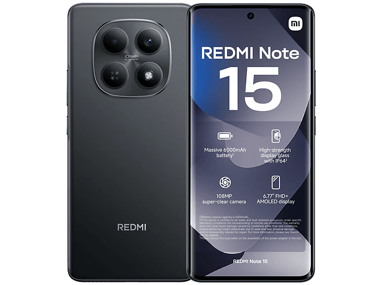 XIAOMI Redmi Note 15 - 6GB - 128GB - Noir – Image 2